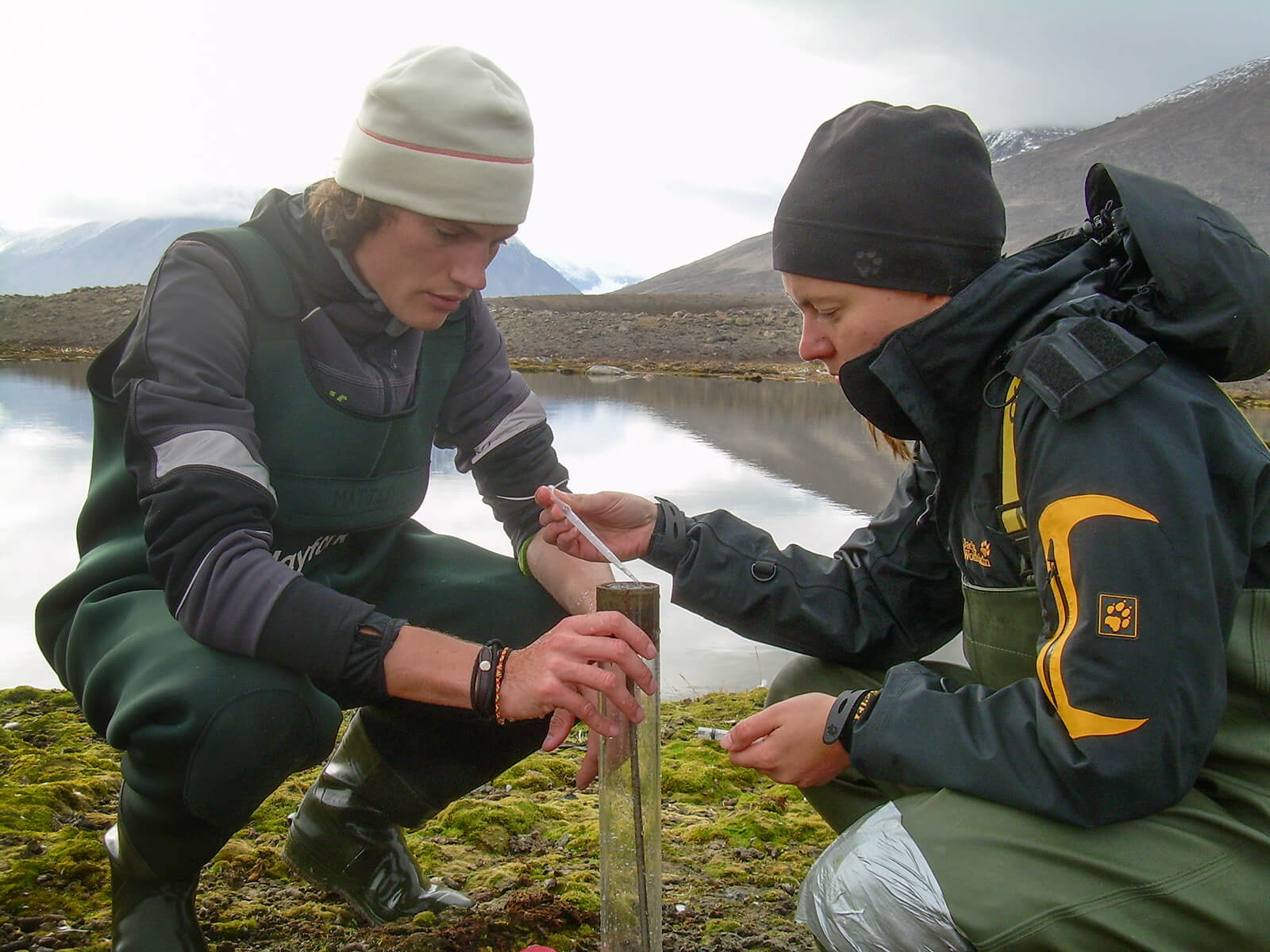 Biologer på arbejde på Svalbard